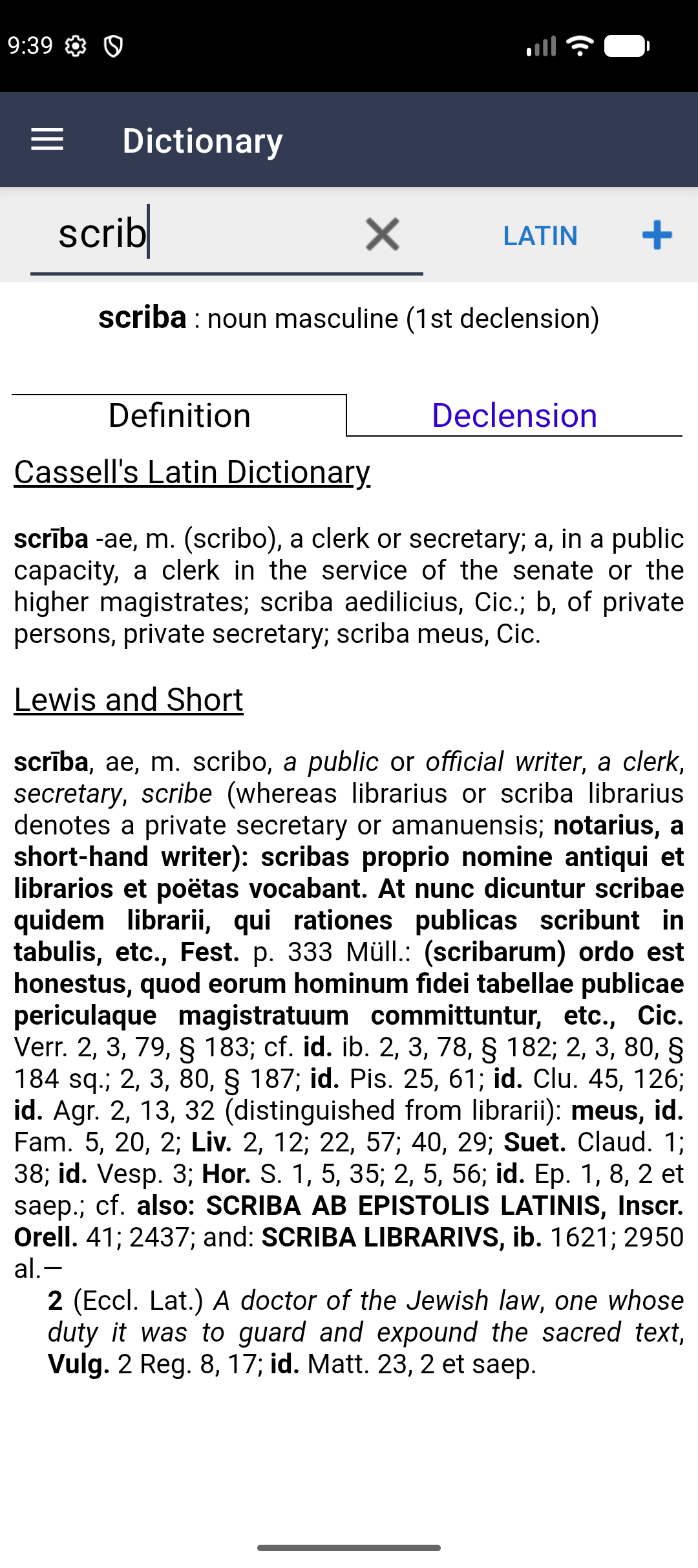 Android — Word definition