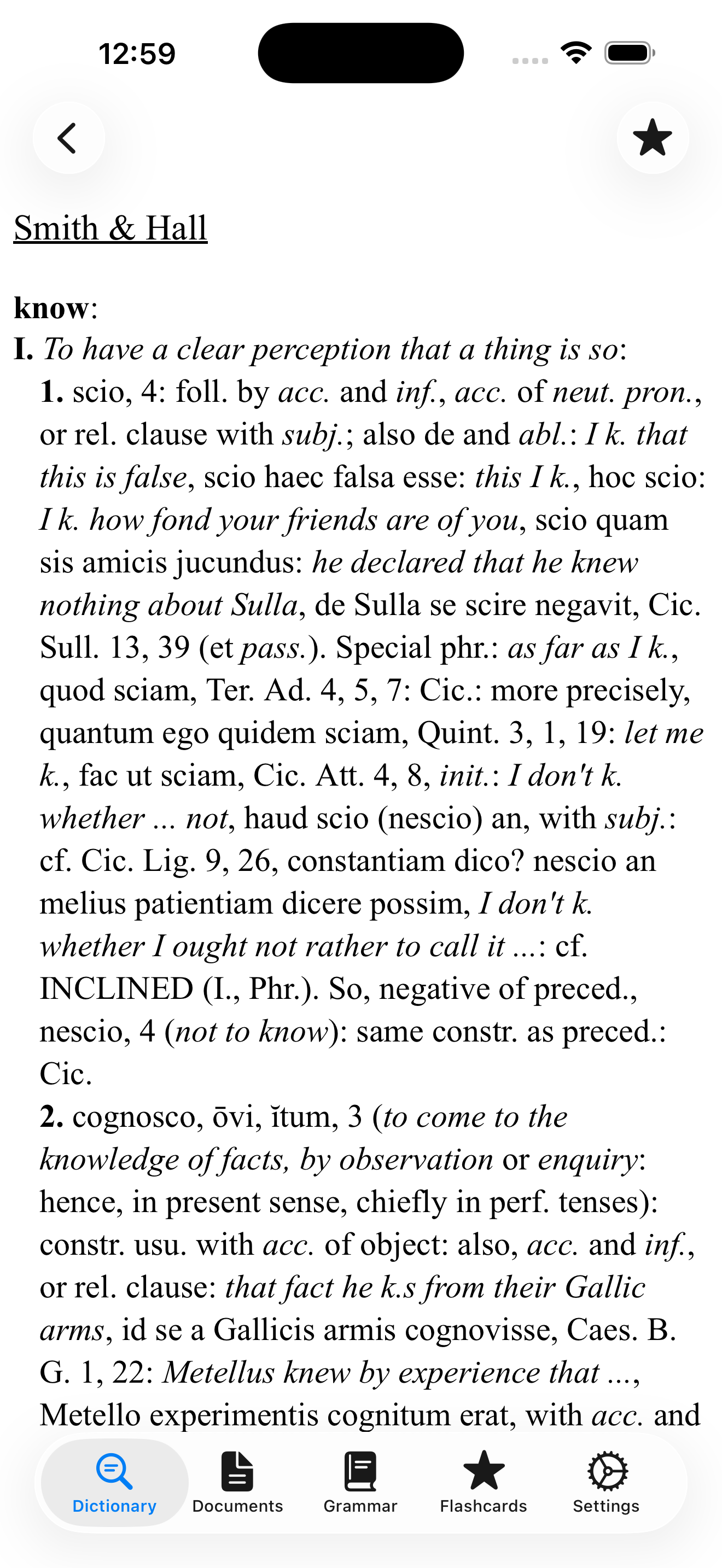 Smith & Hall English-Latin